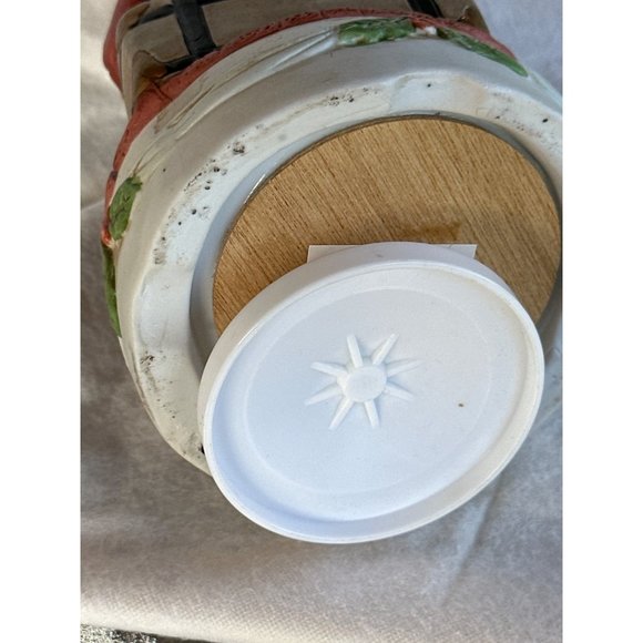 Homco Santa Claus Musical Jingle Bells Bisque Figurine Vtg 80s Christmas Season - Picture 4 of 4